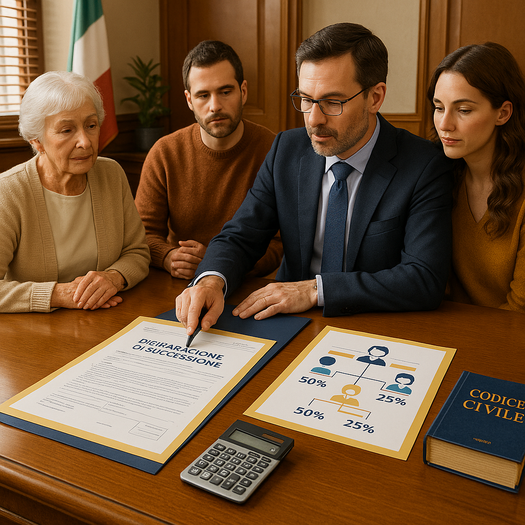 Successione legittima: chi eredita e come si dividono le quote senza testamento