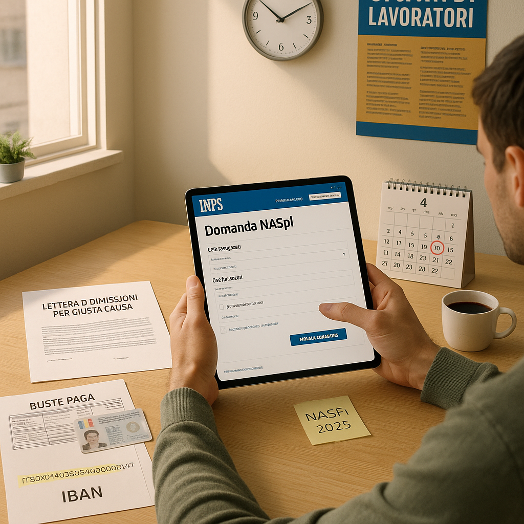 NASpI 2025: Come Richiedere l’Indennità INPS se il Datore Non Paga