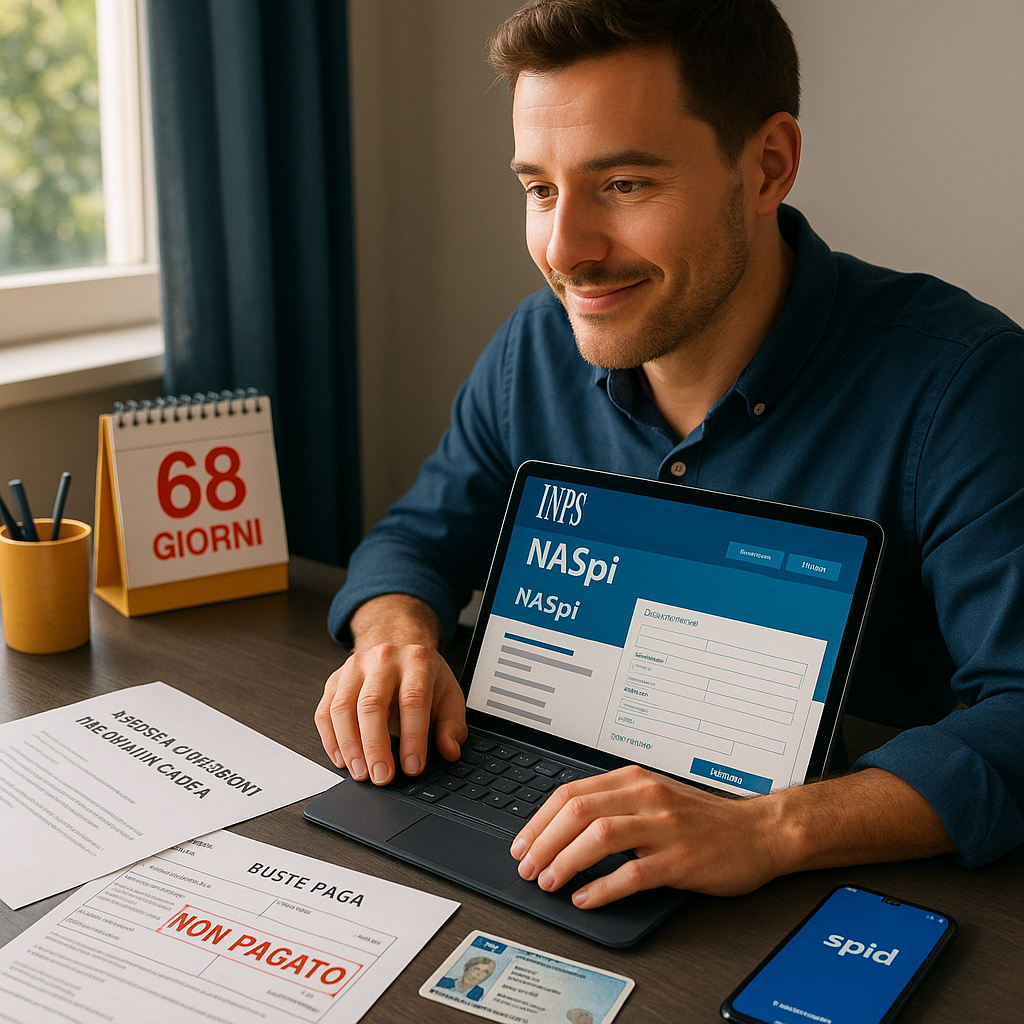 NASpI 2025: Come Richiedere l’Indennità INPS se il Datore Non Paga