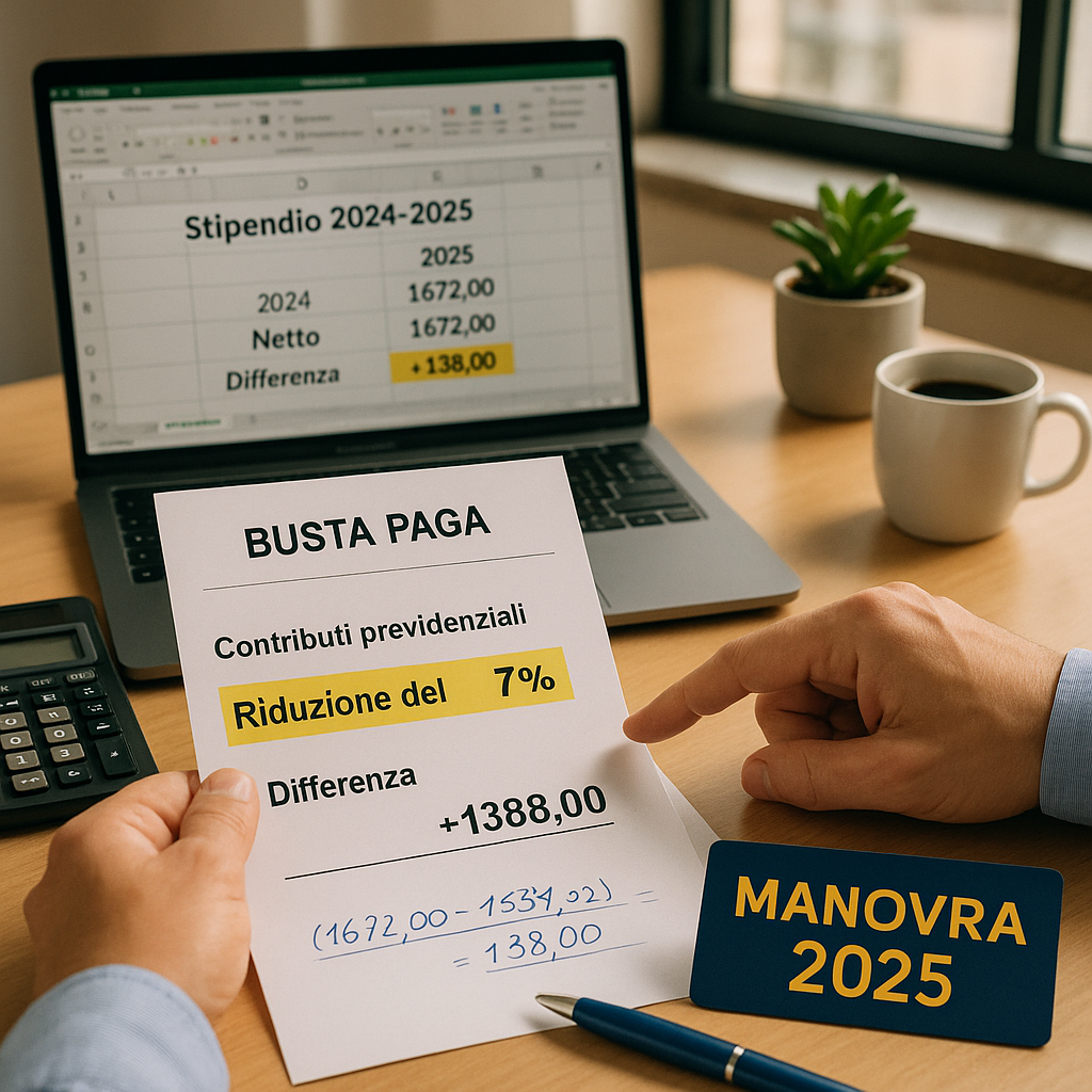 Manovra 2025: confermati taglio al cuneo fiscale e premi di produttività al 5% per i dipendenti