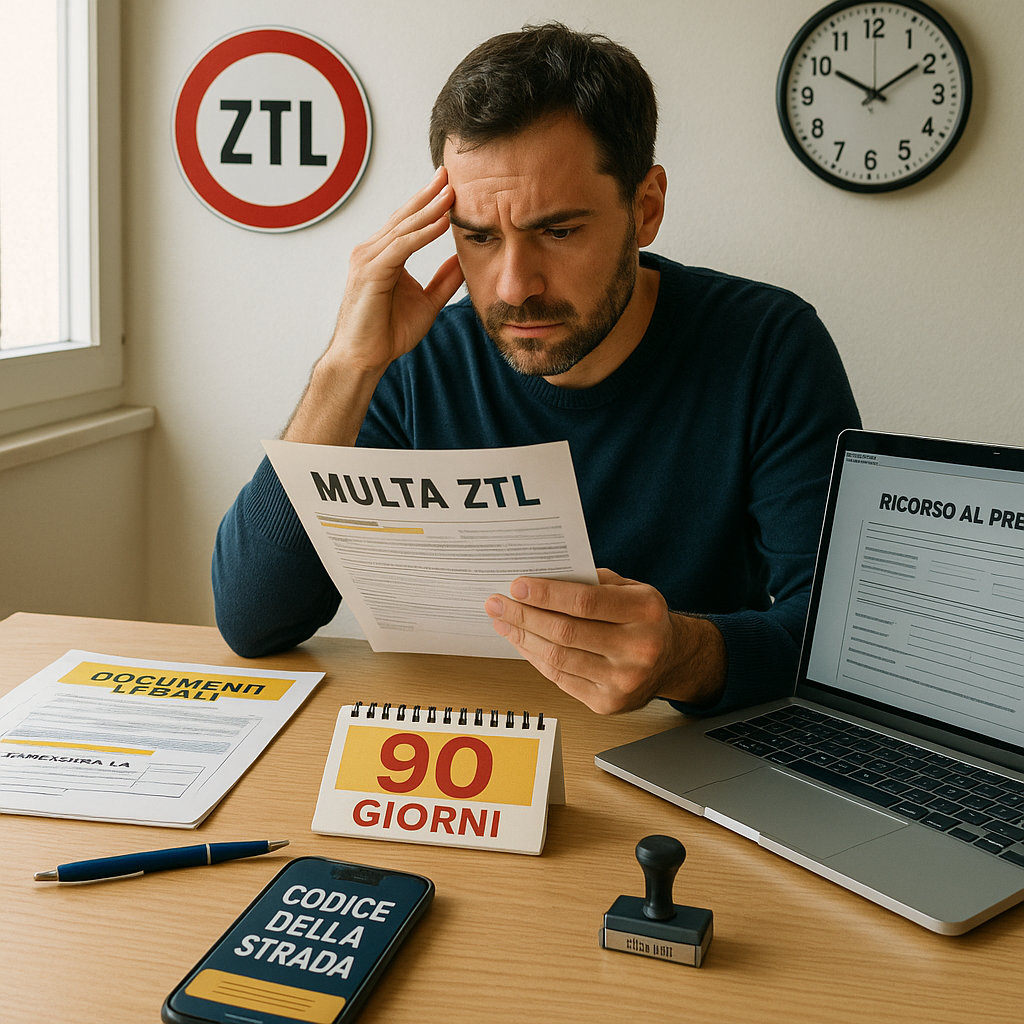 Verbale ZTL mai ricevuto: quando puoi fare ricorso alla multa
